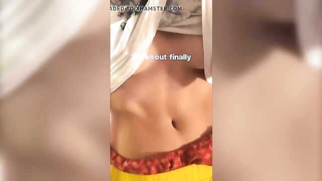Bella Thorne showing off her stomach and underboob