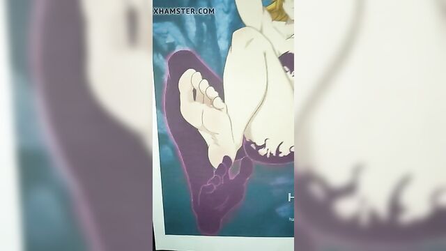 Derieri (Seven Deadly Sins) Feet Cum Tribute