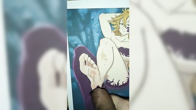 Derieri (Seven Deadly Sins) Feet Cum Tribute