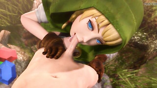Linkle 3D blowjob Legend of Zelda Hyrule Warriors