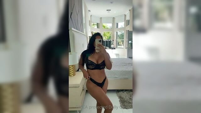 Dolly Castro in Bikini Selfie Video