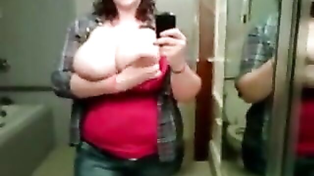 fat titty craigslist chick in the bathroom