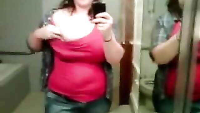 fat titty craigslist chick in the bathroom