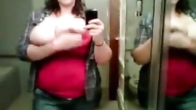 fat titty craigslist chick in the bathroom