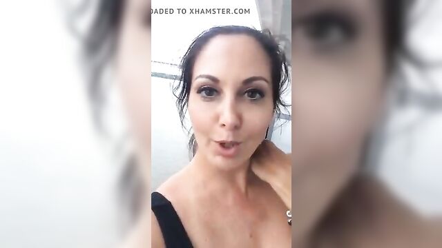 Ava Addams flashing tits