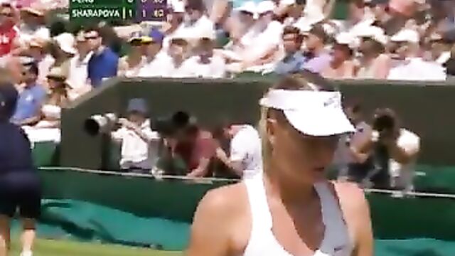 Maria Sharapova Sexy Grunting and Interview