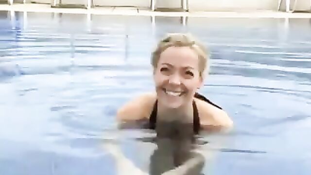 Cherry Healey - Swimming Nude