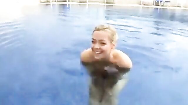 Cherry Healey - Swimming Nude