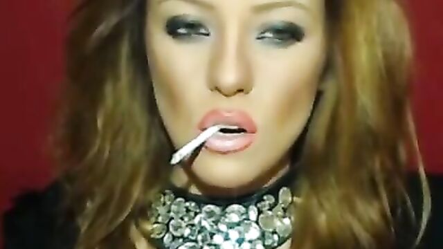 Latex Redhead Smoking On Cam