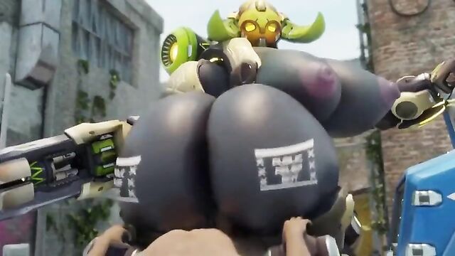 Overwatch Hentai - Orisa Compilation