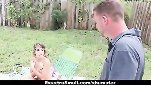 ExxxtraSmall - Petite Teen Caught and Fucked by Her Neighbor