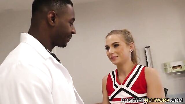 Cheerleader Teen Sydney Cole Fucks A Black Cock In Hospital