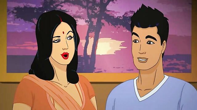 Indian Stepmom Seduces Horny Stepson For Desi Indian Sex - Desi Bhabhi Ki Chudai with Hindi Sex Audio - Hindi Chudai