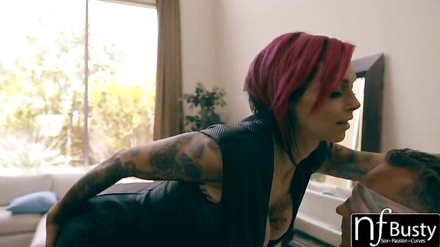 NF Busty - Big Tit Anna Bell Peaks Tied Up And Fucked Client