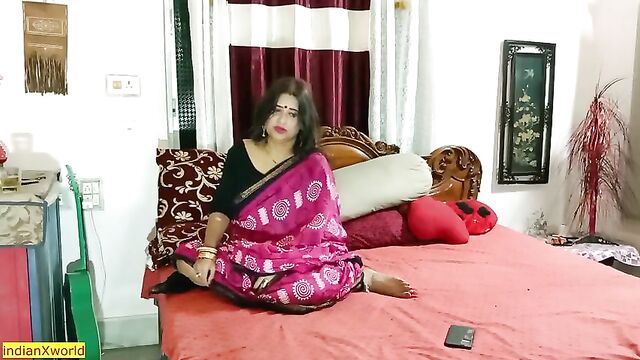 Indian New Stepmom First sex with Teen Son! Hot XXX Sex