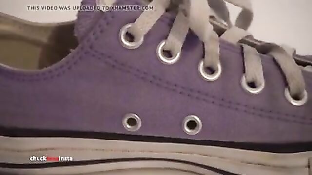 My Sister's Shoes: Converse purple low I 4K