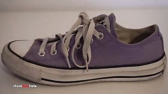 My Sister's Shoes: Converse purple low I 4K