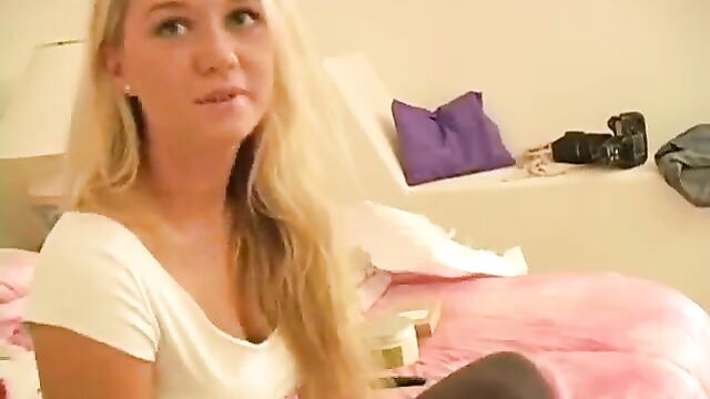 Teen with pert boobs pov