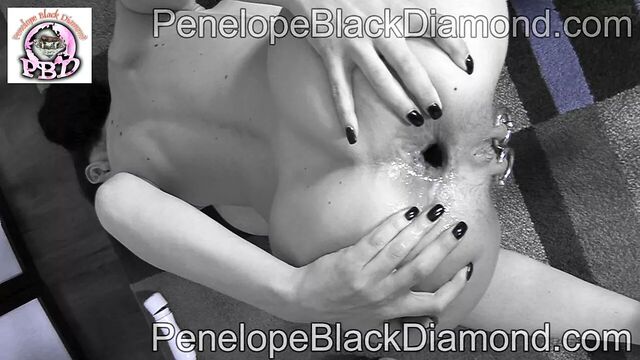 Penelope Black Diamond PBD 28 x 5,1 cm Rascal Vibrator Ass T