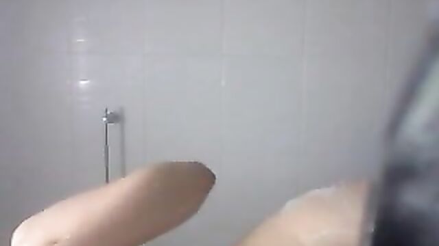 My wife has shower