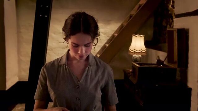 Lily James nude - The Exception (2016)