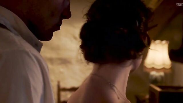 Lily James nude - The Exception (2016)