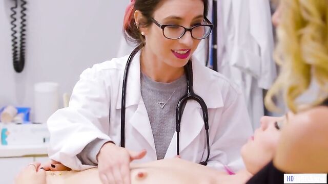 StepDaughter And Step Mom Visits Female Doctor